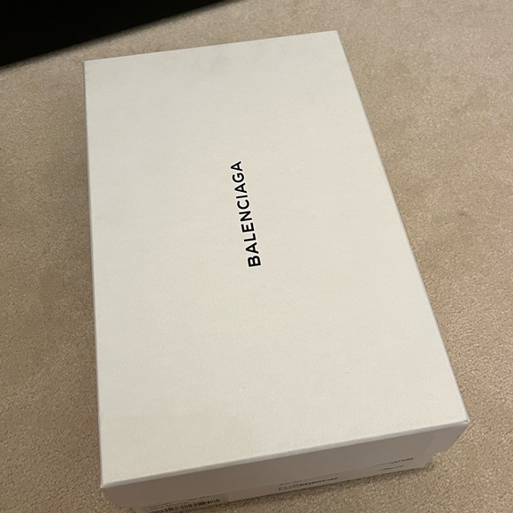 Balenciaga knife mules - blue satin - Picture 5 of 6
